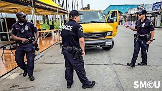 LAPD Issues Advisal to Scientology Group for Driving Van on Venice Beach Boardwalk