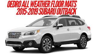 Oedro All Weather Floor Mats for 2015-2019 Subaru Outback