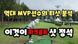 역대 파크골프 MVP 선수의 티샷분석( 문형식.박복희.윤성근.송경애/변강식. 김지영.김성현 프로 )