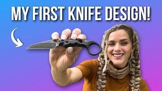 My First Knife Design! The MelissaBackwoods x TKell WharnEDC