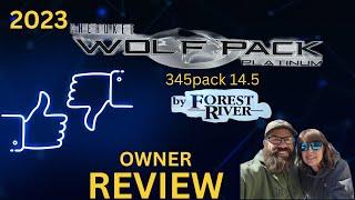 2023 Forest River Wolfpack 345pack14.5 Toy Hauler Owner review.  Likes and Dislikes!