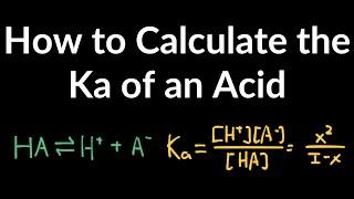 How to Calculate Ka (Acid Dissociation Constant) of a Weak Acid Shortcut, Problems, and Examples