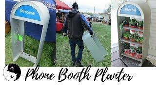 Phone Booth Planter | Birdz of a Feather