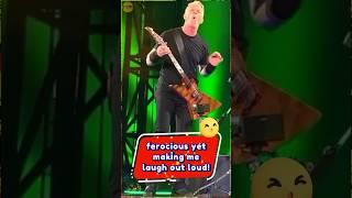ferocious yet making me laugh out loud#shorts #music #jameshetfield #metallica #metal #rock