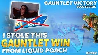 I Stole This Gauntlet Win from LIQUID Poach! Solo Gauntlet!