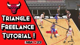 Triangle Freelance Breakdown ! | DOMINATE LIKE MJ ! | NBA 2K23 Tutorial