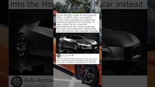 The Front-Engine Acura NSX Project #automobile #sportscar #cartok