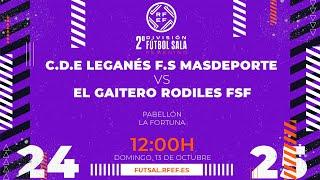 CDE LEGANÉS MASDEPORTE - EL GAITERO RODILES FSF | SEGUNDA DIVISIÓN FEMENINA FÚTBOL SALA | J4