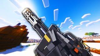 They added a MASSIVE MINIGUN to MINECRAFT!