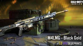 M4LMG - Black Gold Gameplay | Cod Mobile