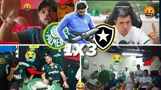 REAÇÕES PALMEIRENSES E TRISTEZA TOTAL- PALMEIRAS 1X3 BOTAFOGO- BRASILEIRÃO 2024- VAMOS RIR KKKK