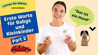 Lernen für Kleine mit Miss Josi - Lernvideos für Babys und Kleinkinder - Erste Worte - Folge 2