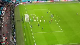 LEONARDO BONUCCI'S EQUALISER FOR ITALY VS ENGLAND - EURO 2020 FINAL LIVE AT WEMBLEY STADIUM LONDON!!