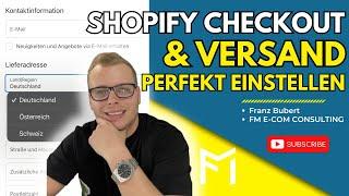 Shopify Checkout & Versand 2025 perfekt einstellen  | Einfache Anleitung für maximale Conversions