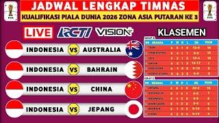 CATAT! Jadwal Lengkap Timnas Indonesia di Kualifikasi Piala Dunia 2026 Ronde 3