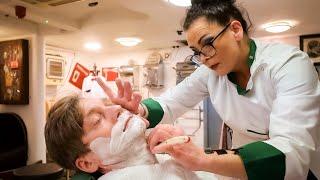 Hot Towel Shave & Head Massage At Lovingly Restored Historic Waldorf Barbershop | Dublin Ireland