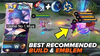 BEST RECOMMENDED MIYA BUILD AND EMBLEM 2024! NEW UPDATED!!! - mobile legends