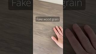 Faker! PAINT faux WOOD GRAIN!         #shorts #diy #home #painting #furnituremakeover #viralvideo