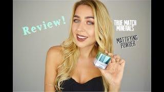 L'oréal TRUE MATCH MINERALS Mattifying Powder Review | Ingrida G