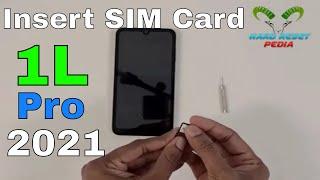 Alcatel 1L Pro 2021 Insert The SIM Card