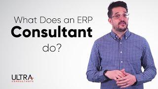 What does an ERP Consultant Do