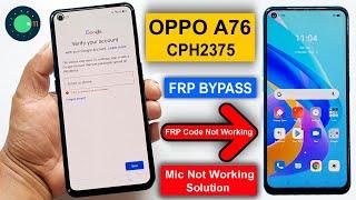 Oppo A76 Frp Bypass Android 11 | Oppo A76 (CPH2375) Google Account Remove | Oppo A76 Frp 100% Free |