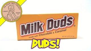 Milk Duds Chocolate & Caramel, Hersheys  - USA Candy Tasting