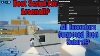 Best Script For Arsenal Silent Aim, Aimbot and much more all executor supported even solara!?