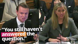 Amazon head SQUIRMS under questioning from Lib Dem MP Joshua Reynolds