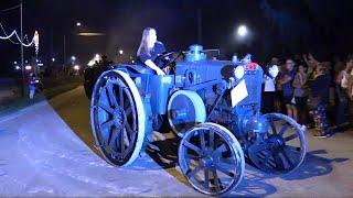 San Biagio 2024 - Sfilata trattori d'epoca | Hot bulb Landini & Orsi, FIAT, Case, OM parade