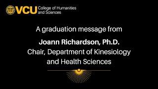 Kinesiology & Health Sciences Department Chair Commencement Address