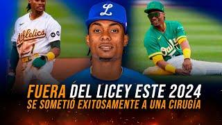 Esteury Ruiz PELIGRA SU PARTICIPACIÓN con el LICEY