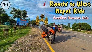 Ranchi to Hetauda 567 km, Raxual Birgunj Border Crossing, Ep 1 West Nepal Ride