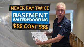 Basement Waterproofing Costs | Never Pay Twice