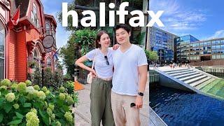 things to do in HALIFAX, nova scotia!  local FOOD tour, cool neighborhoods | korea to canada trip