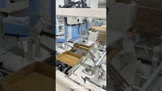 Tray case forming folding machine video