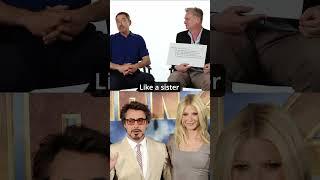 Robert Downey Jr. about liking Gwyneth Paltrow (funny)