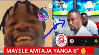 UTACHEKA! MAYELE AWACHANA SIMBA AHMED ALLY NI YANGA B" POLE INONGA