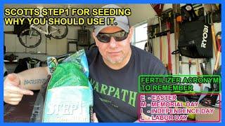 Why You SHOULD Use Scotts Step1 PRE-EMERGENT For Seeding