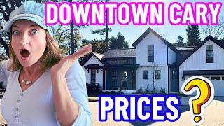 Cary NC Real Estate Market | New Construction Prices In Downtown Cary NC.