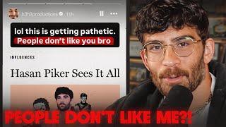 Ethan Klein Coping hard with Hasan's Mainstream Success | Hasanimated