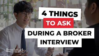 4 Real Estate Broker Interview Questions for Agents
