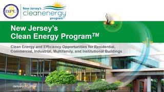 Combined Heat and Power Program from New Jersey’s Clean Energy Program