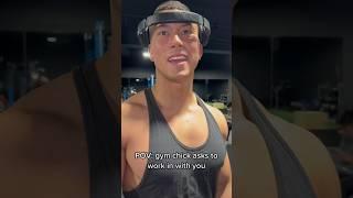 POV: Gym chick asks to work in with you. #fitness #gym #gymlife #humor #skit #comedy #workout