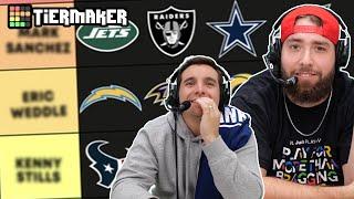 Naming ALL The Teams These NFL Players Were On  | NFL Trivia Tiermaker