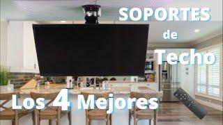 Los 4 Mejores SOPORTES TV de TECHO Mecánicos y Motorizados[Calidad-Precio] del 2023