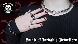 GOTHIC AFFORDABLE JEWELLERY HAUL - CHAINS N CHARMS - ALTERNATIVE STAINLESS STEEL JEWELLERY