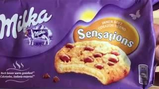 Печенье Milka Sensations - открываем, смотрим, пробуем