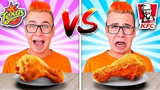 KFC VS TEXAS CHICKEN ЧЕЛЛЕНДЖ | САМЫЙ ВКУСНЫЙ ФАСТФУД