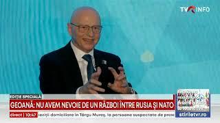 Mircea Geoană, la Forumul Aspen: Războiul nu are nevoie de încă un război între NATO si Rusia